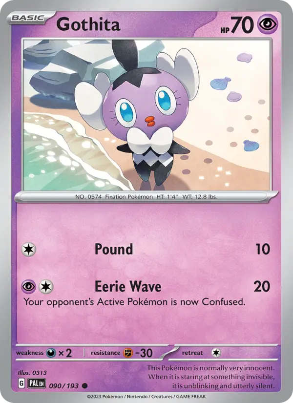 Gothita — Paldea Evolved card #090