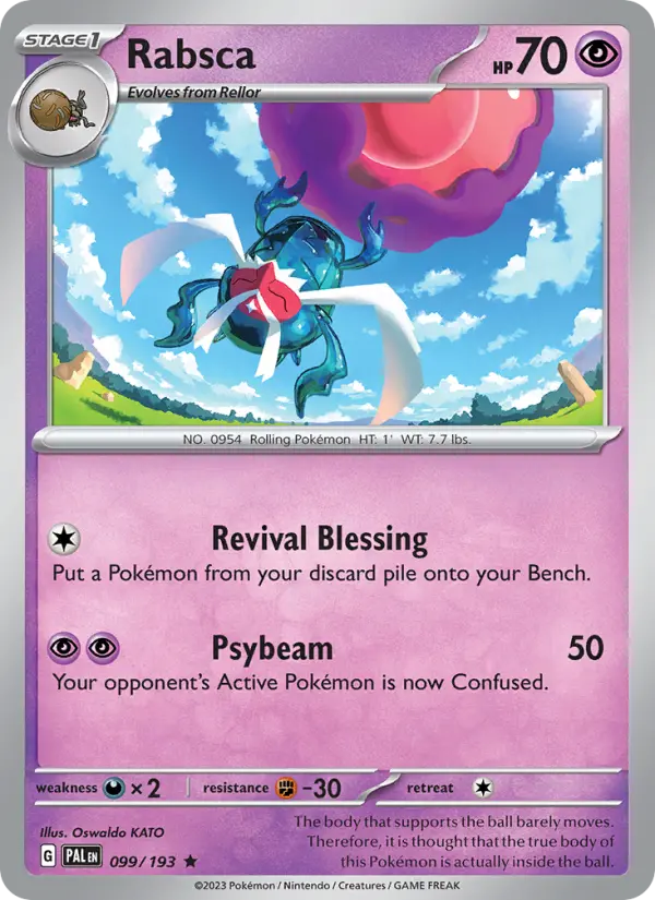 Rabsca — Paldea Evolved card #099