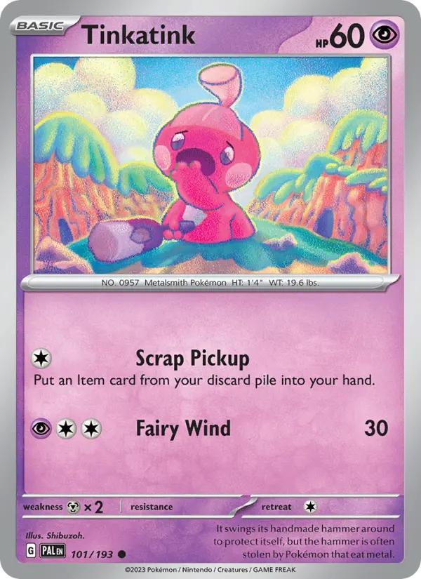 Tinkatink — Paldea Evolved card #101