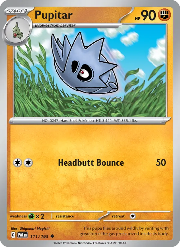 Pupitar — Paldea Evolved card #111