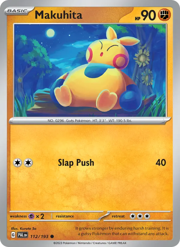 Makuhita — Paldea Evolved card #112