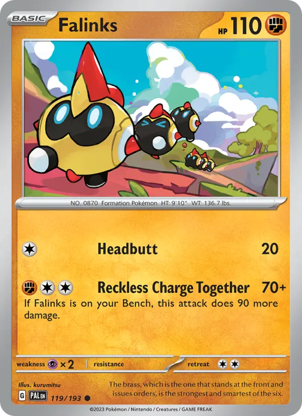 Falinks — Paldea Evolved card #119