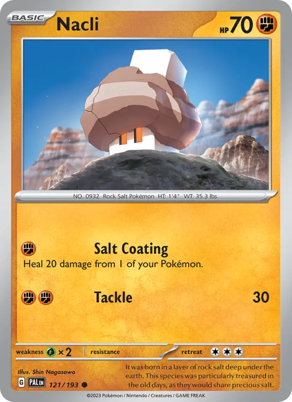 Nacli — Paldea Evolved card #121