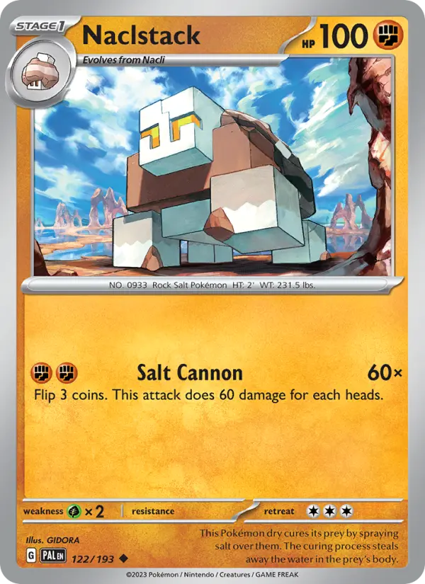 Naclstack — Paldea Evolved card #122