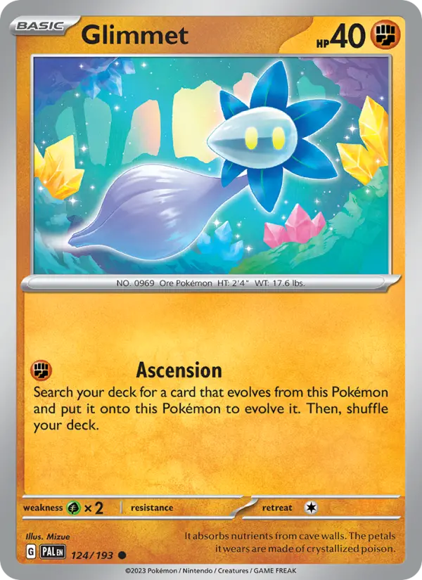 Glimmet — Paldea Evolved card #124