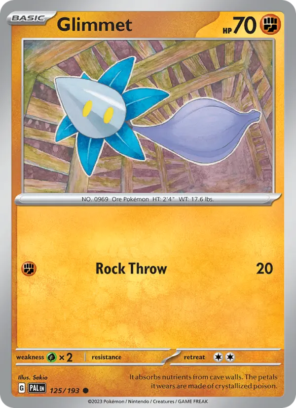 Glimmet — Paldea Evolved card #125