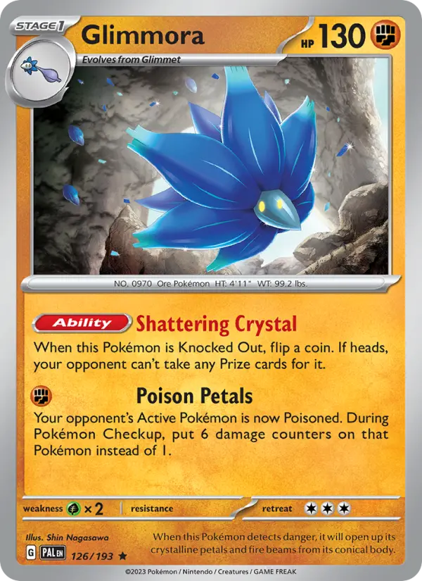 Glimmora — Paldea Evolved card #126