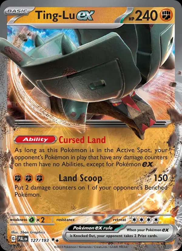 Ting-Lu ex — Paldea Evolved card #127
