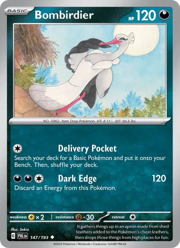 Bombirdier — Paldea Evolved card #147