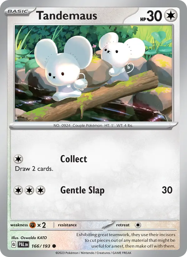 Tandemaus — Paldea Evolved card #166