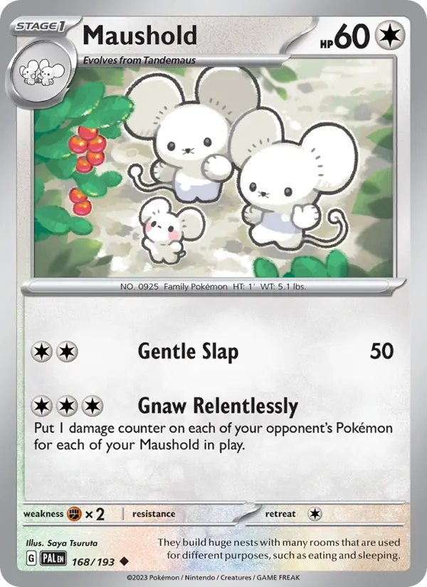 Maushold — Paldea Evolved card #168
