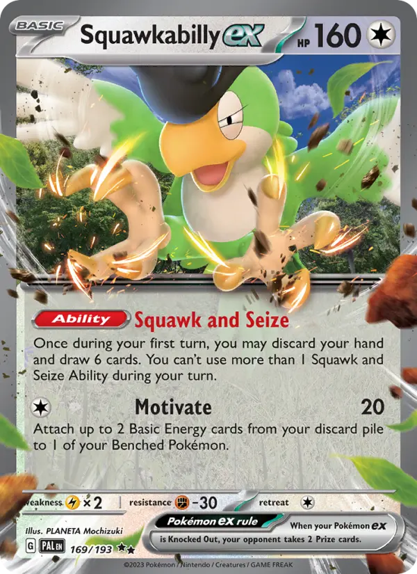 Squawkabilly ex — Paldea Evolved card #169