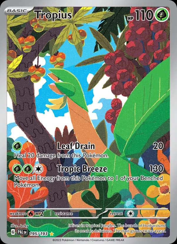 Tropius — Paldea Evolved card #195