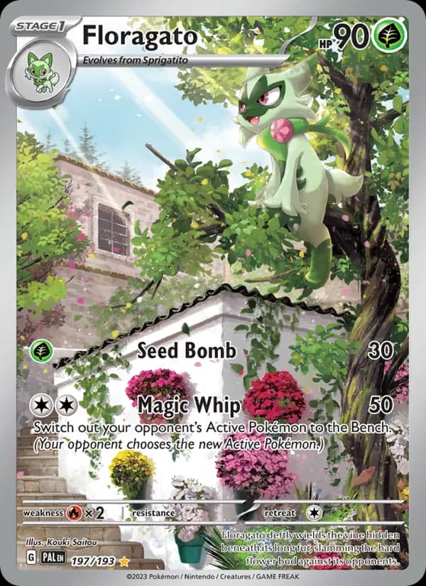 Floragato — Paldea Evolved card #197