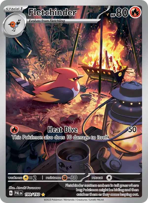 Fletchinder — Paldea Evolved card #199
