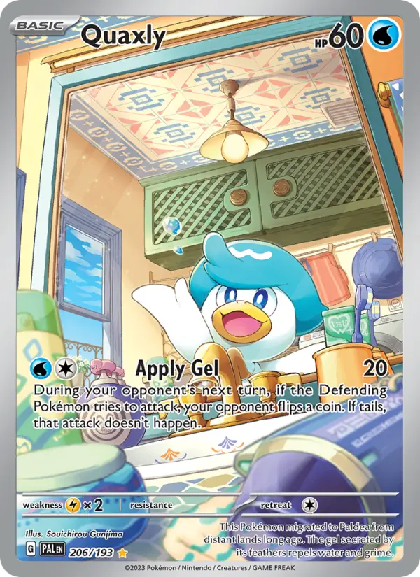 Quaxly — Paldea Evolved card #206