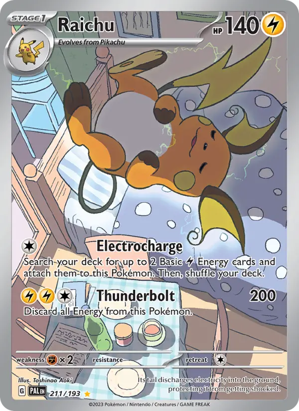 Raichu — Paldea Evolved card #211