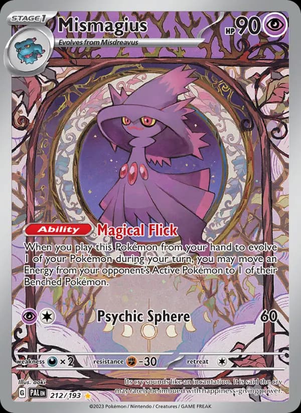 Mismagius — Paldea Evolved card #212