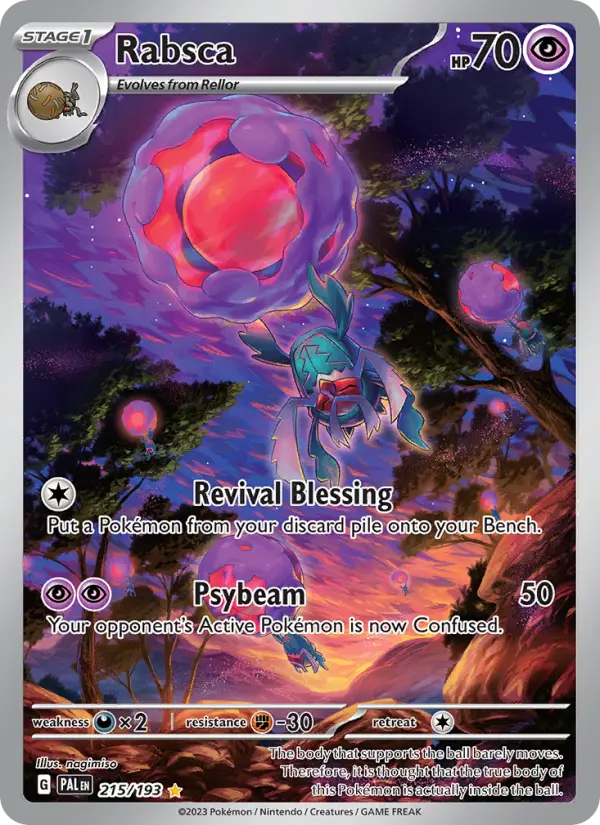 Rabsca — Paldea Evolved card #215