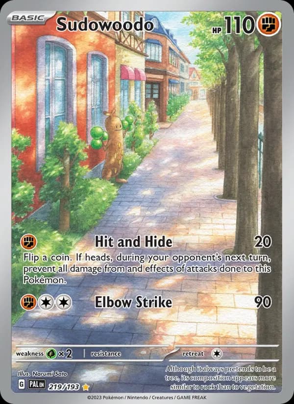 Sudowoodo — Paldea Evolved card #219
