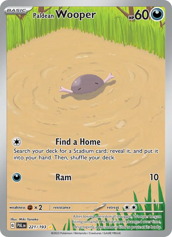 Paldean Wooper — Paldea Evolved card #221