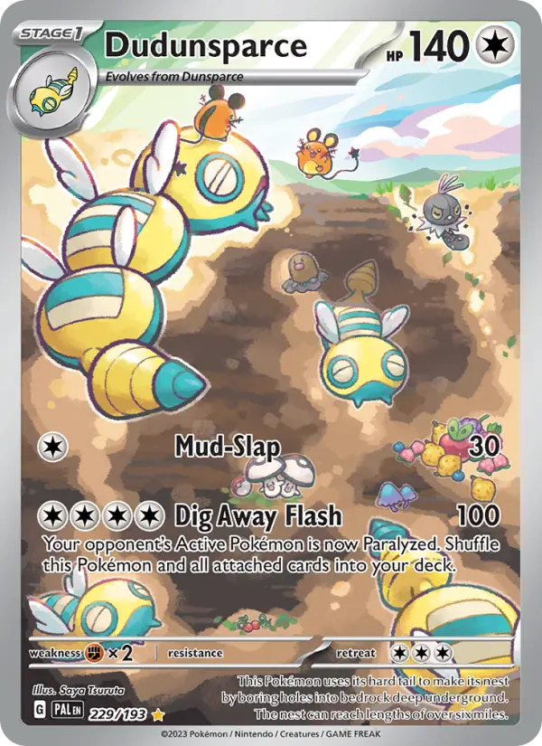 Dudunsparce — Paldea Evolved card #229