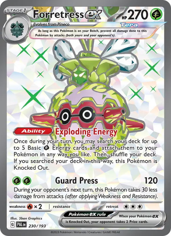 Forretress ex — Paldea Evolved card #230