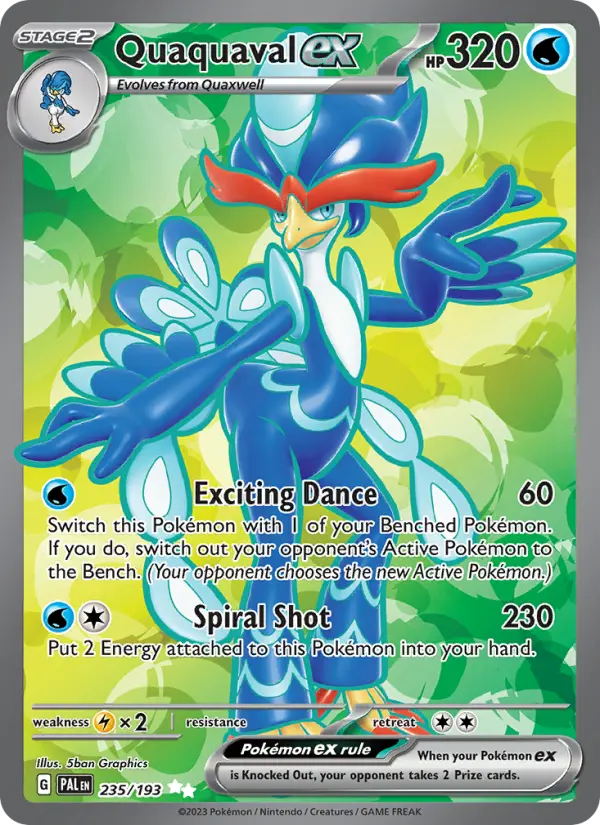Quaquaval ex — Paldea Evolved card #235