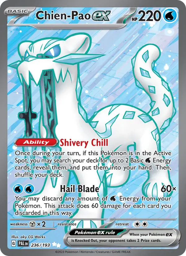 Chien-Pao ex — Paldea Evolved card #236