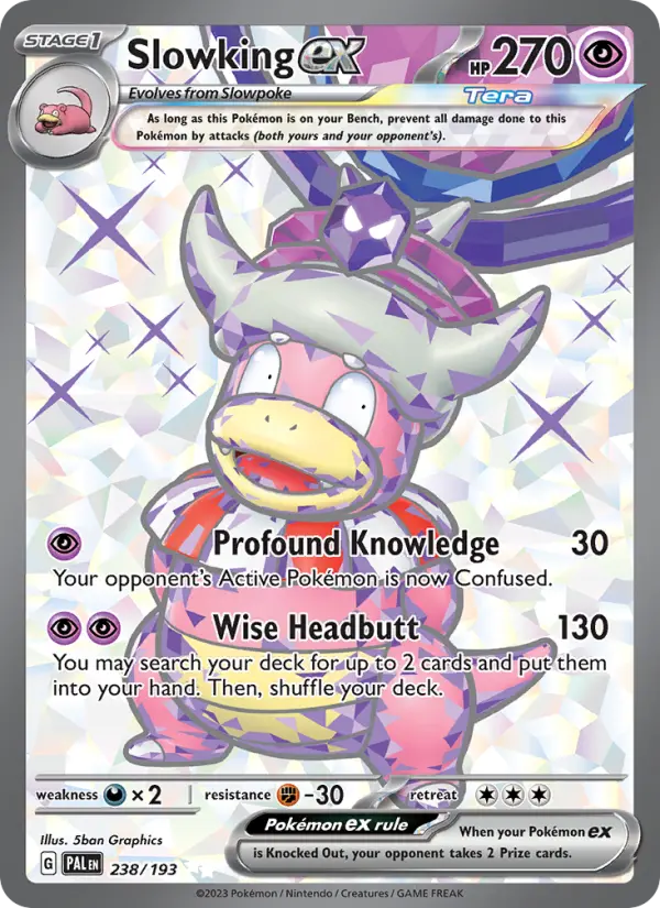 Slowking ex — Paldea Evolved card #238