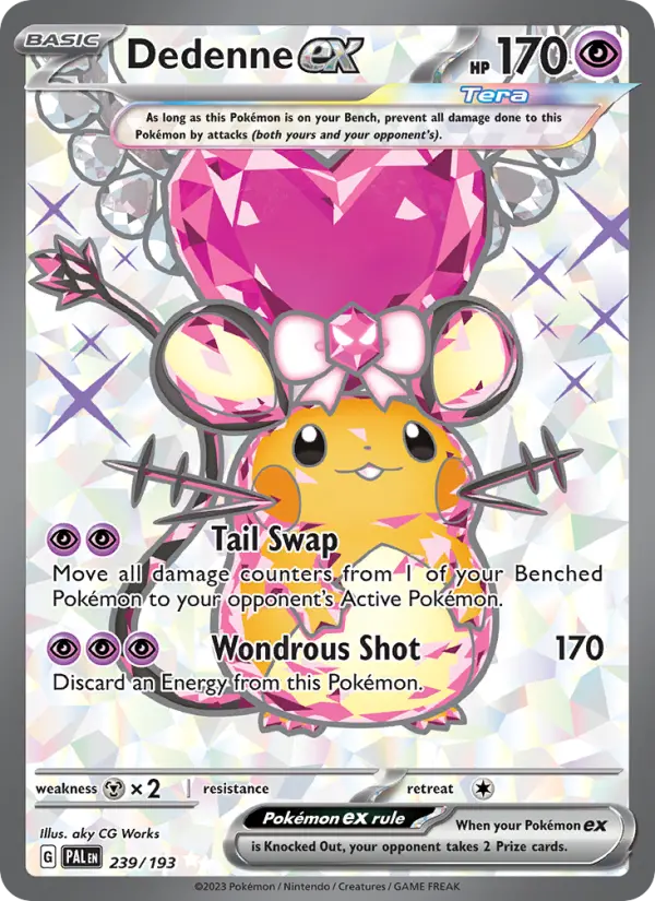 Dedenne ex — Paldea Evolved card #239