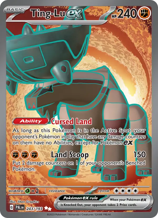 Ting-Lu ex — Paldea Evolved card #243