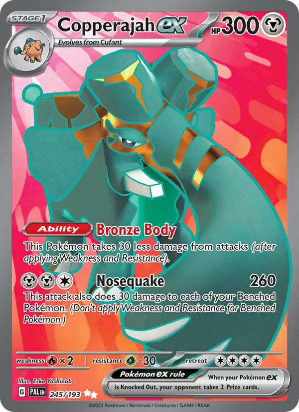 Copperajah ex — Paldea Evolved card #245