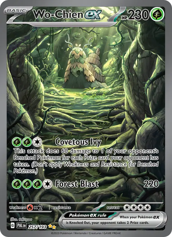 Wo-Chien ex — Paldea Evolved card #257