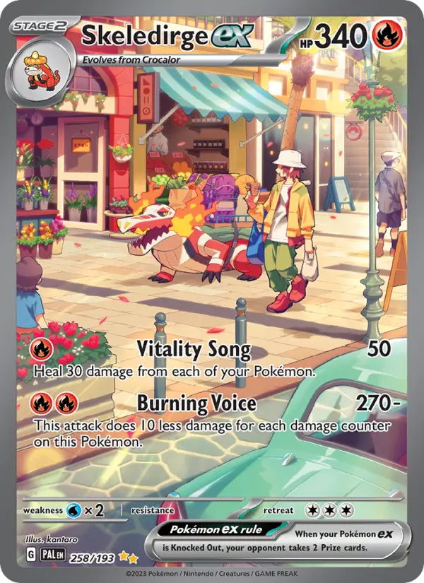 Skeledirge ex — Paldea Evolved card #258