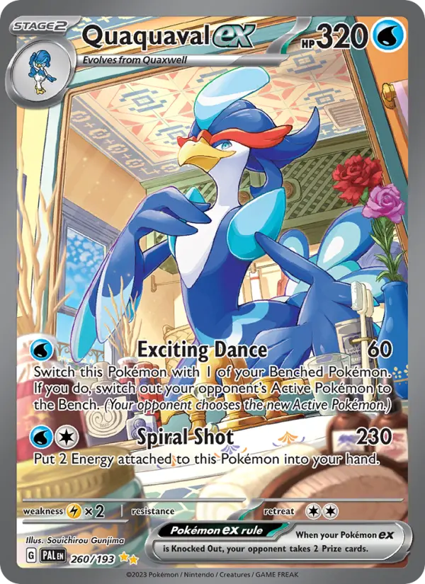 Quaquaval ex — Paldea Evolved card #260