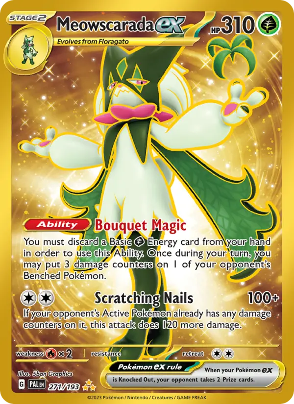 Meowscarada ex — Paldea Evolved card #271
