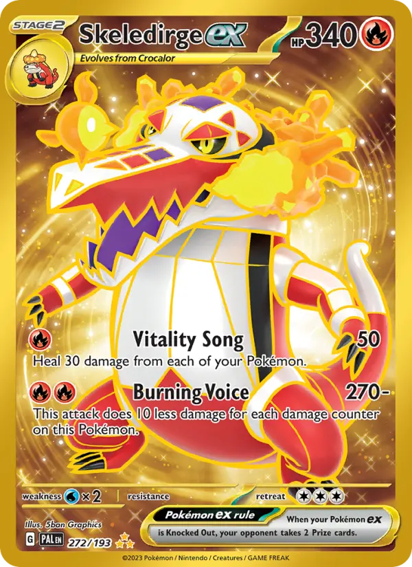 Skeledirge ex — Paldea Evolved card #272