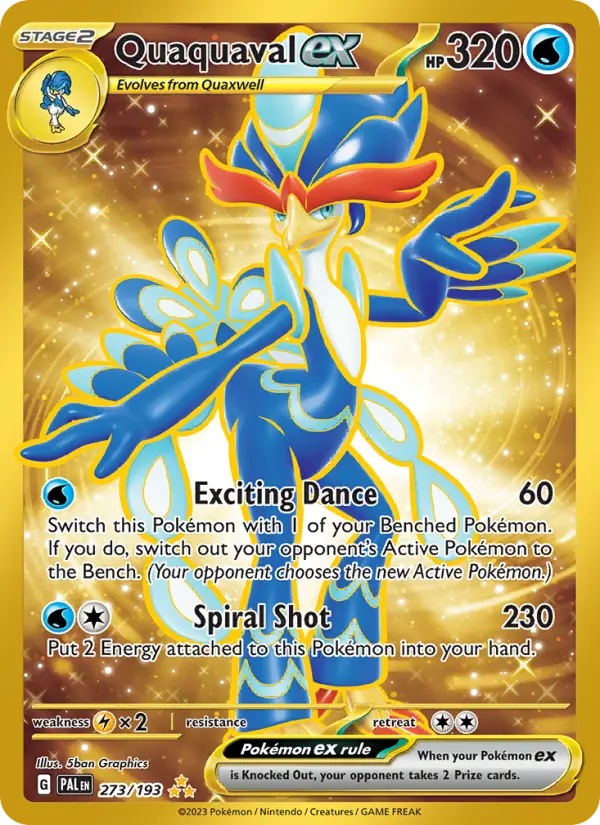 Quaquaval ex — Paldea Evolved card #273