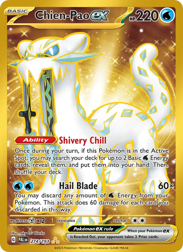 Chien-Pao ex — Paldea Evolved card #274