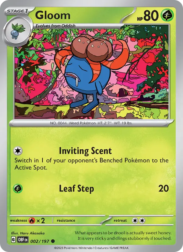 Gloom — Obsidian Flames card #002