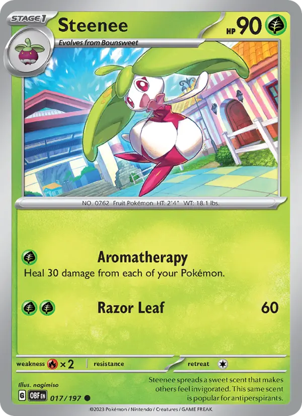Steenee — Obsidian Flames card #017