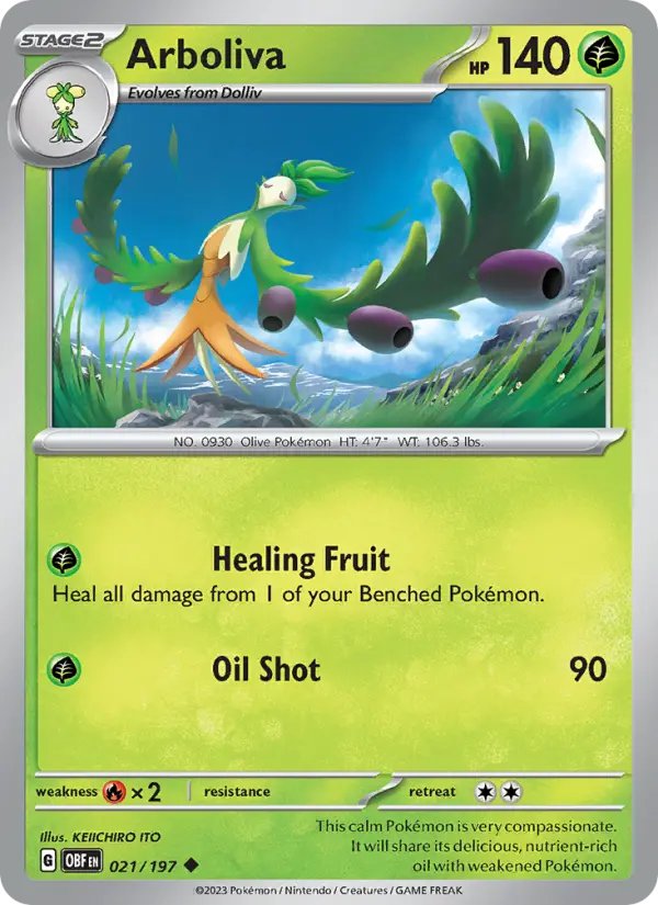 Arboliva — Obsidian Flames card #021
