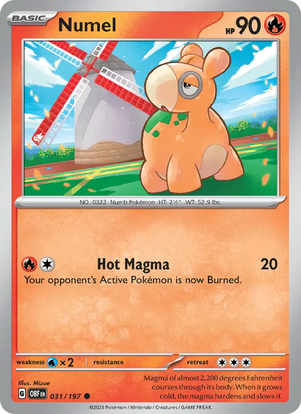 Numel — Obsidian Flames card #031