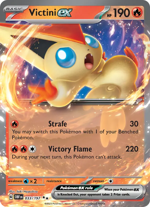 Victini ex — Obsidian Flames card #033