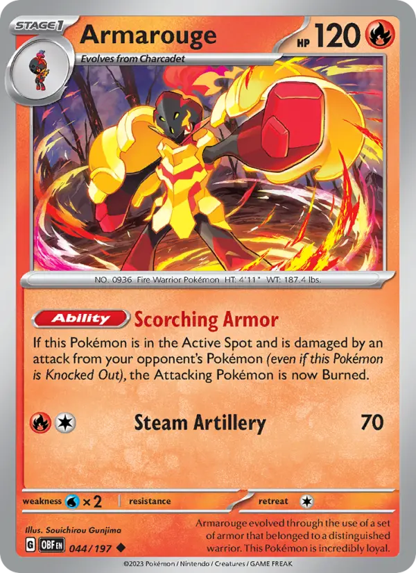 Armarouge — Obsidian Flames card #044