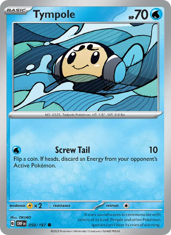 Tympole — Obsidian Flames card #050