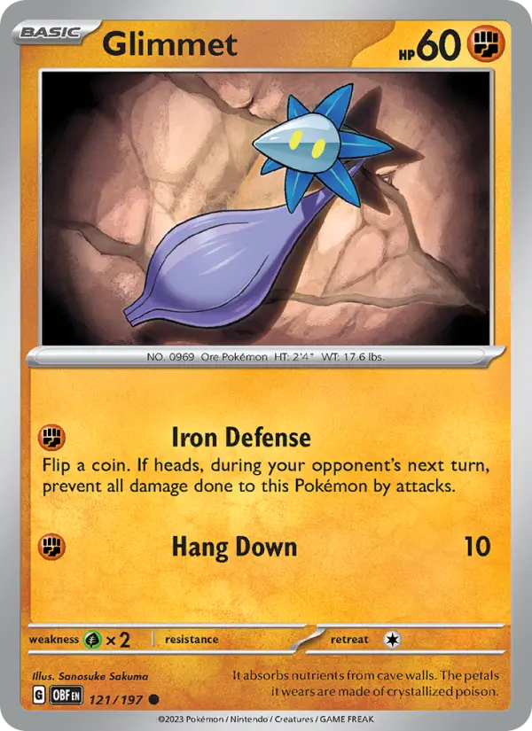 Glimmet — Obsidian Flames card #121