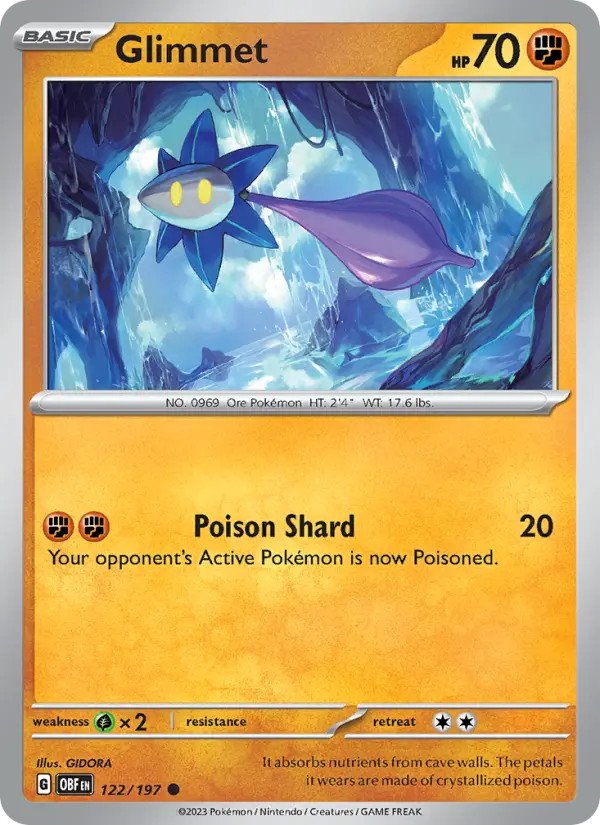 Glimmet — Obsidian Flames card #122