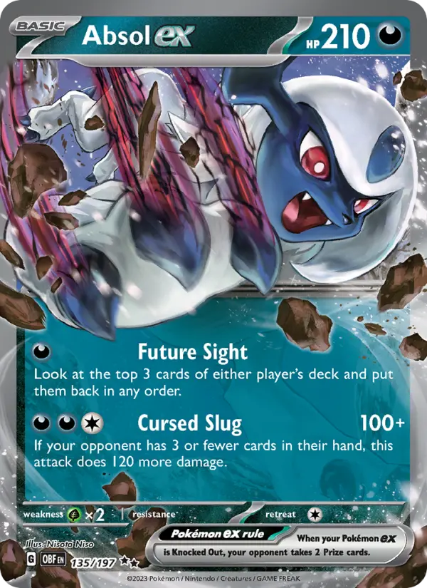 Absol ex — Obsidian Flames card #135